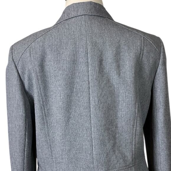 Kasper Women’s Pant Suit 2 Button Kate Classic Fit Notch Lapel Gray Plus Size 16 - Picture 8 of 15